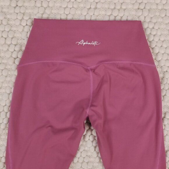 Alphalete Surface Elevation Leggings Candy Apple Sz Small - Picture 5 of 5